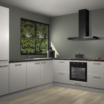 Zijdegrijze keuken Benidorm 50684