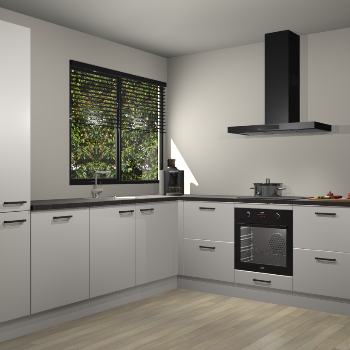 Zijdegrijze keuken Benidorm 50688