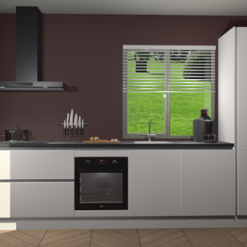 Zijdegrijze greeploze keuken Antigua 46643