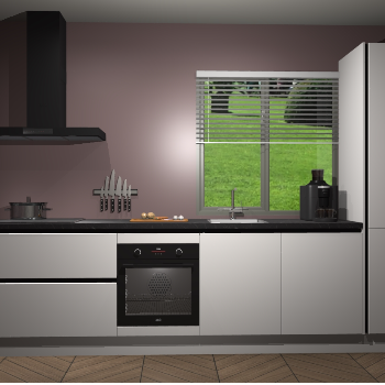 Zijdegrijze greeploze keuken Antigua 46647