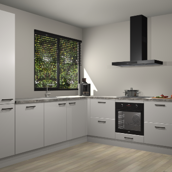 Zijdegrijze keuken Benidorm 50694