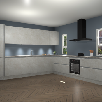 Beton Opal greeploze keuken Solola 87699