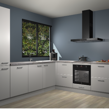 Zijdegrijze keuken Benidorm 50731