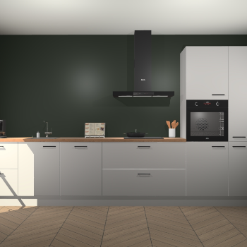 Zijdegrijze keuken Leuven 48873