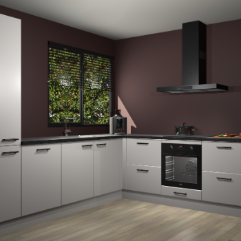 Zijdegrijze keuken Benidorm 50756