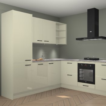 Magnolia hoogglans keuken Turek 84189