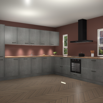 Beton Parelgrijs keuken Solola 87733