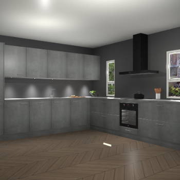 Beton Parelgrijs keuken Solola 87740