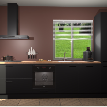 Zwarte keuken Antigua 46941