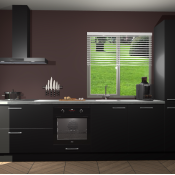 Zwarte keuken Antigua 46960