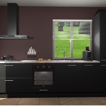 Zwarte keuken Antigua 47015