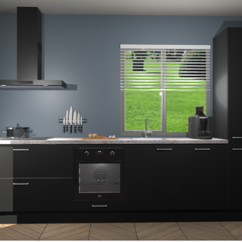 Zwarte keuken Antigua 47016