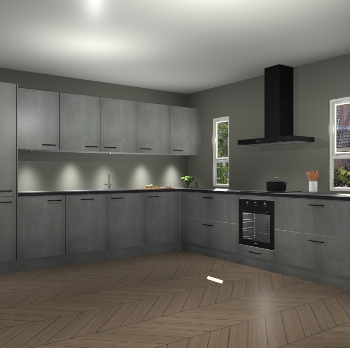 Beton Parelgrijs keuken Solola 87777