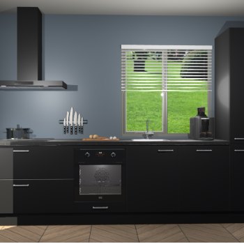 Zwarte keuken Antigua 47023