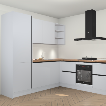 Sneeuwwitte greeploze keuken Turek 78062