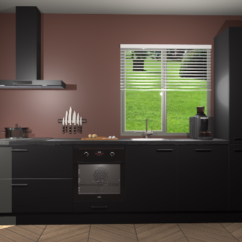 Zwarte keuken Antigua 47025