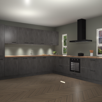 Beton Antraciet keuken Solola 87784