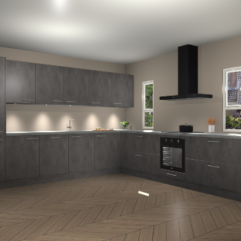 Beton Antraciet keuken Solola 87788