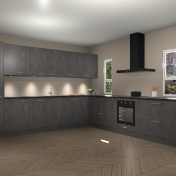 Beton Antraciet keuken Solola 87794