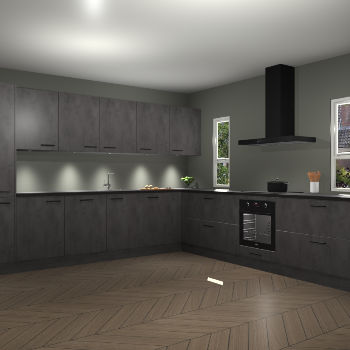 Beton Antraciet keuken Solola 87797