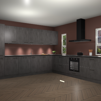 Beton Antraciet keuken Solola 87798