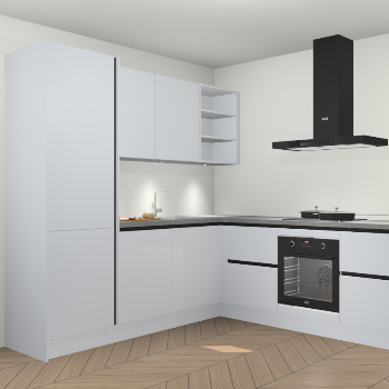 Sneeuwwitte greeploze keuken Turek 78131