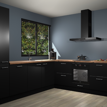 Zwarte keuken Benidorm 50914