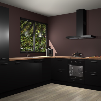 Zwarte keuken Benidorm 50916