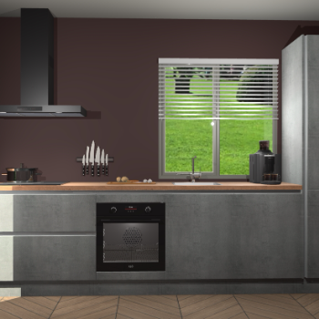 Beton Parelgrijs greeploze keuken Antigua 46022