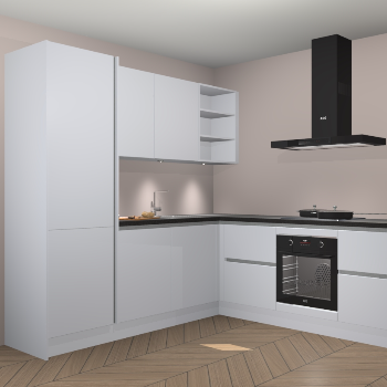 Sneeuwwitte greeploze keuken Turek 78134