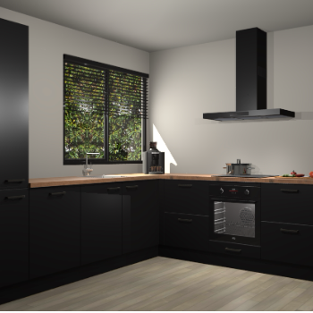 Zwarte keuken Benidorm 50917