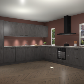 Beton Antraciet keuken Solola 87805