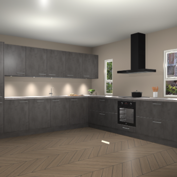 Beton Antraciet keuken Solola 87816