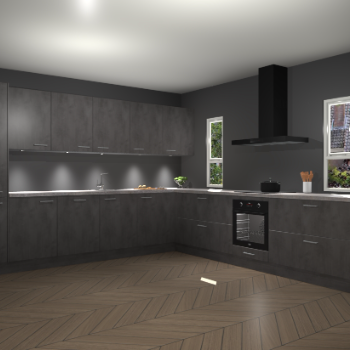Beton Antraciet keuken Solola 87817