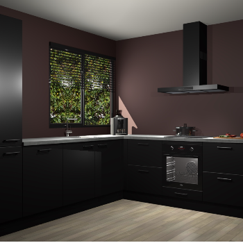 Zwarte keuken Benidorm 50937