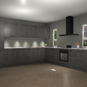 Beton Antraciet keuken Solola 87819
