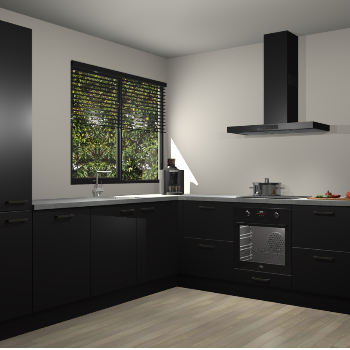 Zwarte keuken Benidorm 50939