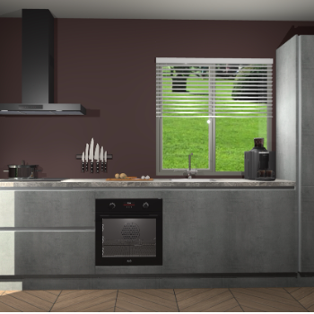 Beton Parelgrijs greeploze keuken Antigua 46113