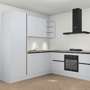 Sneeuwwitte greeploze keuken Turek 78145