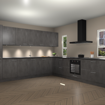Beton Antraciet keuken Solola 87822
