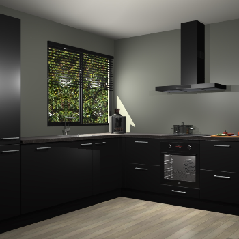 Zwarte keuken Benidorm 50942