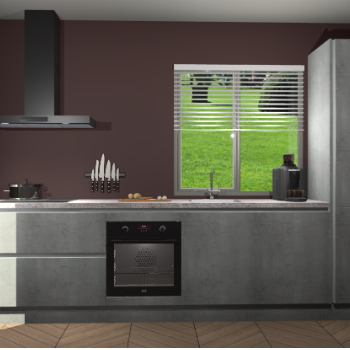 Beton Parelgrijs greeploze keuken Antigua 46128