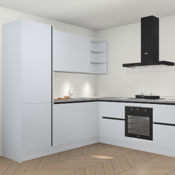 Sneeuwwitte greeploze keuken Turek 78151