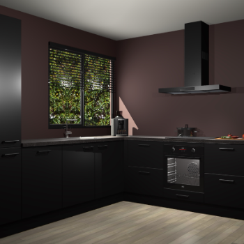 Zwarte keuken Benidorm 50948