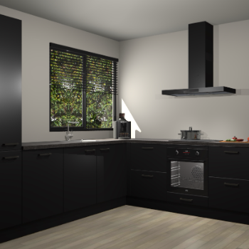 Zwarte keuken Benidorm 50950