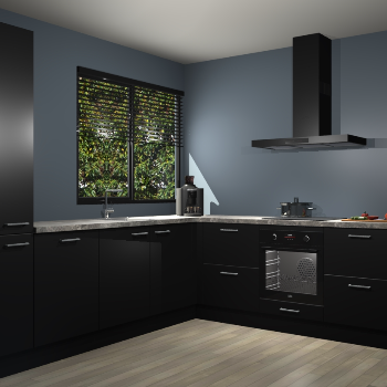 Zwarte keuken Benidorm 50971