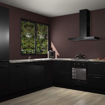 Zwarte keuken Benidorm 50973