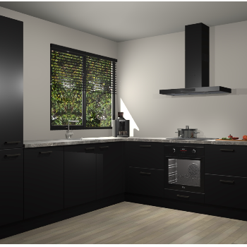 Zwarte keuken Benidorm 50974