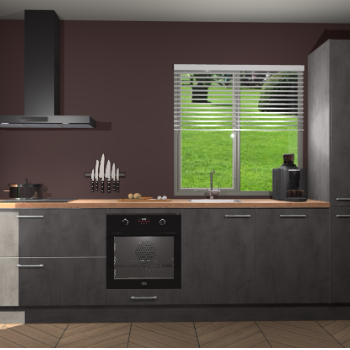 Beton Antraciet keuken Antigua 46174