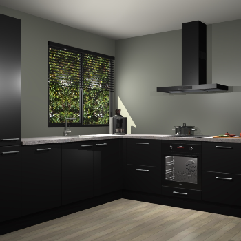 Zwarte keuken Benidorm 50976